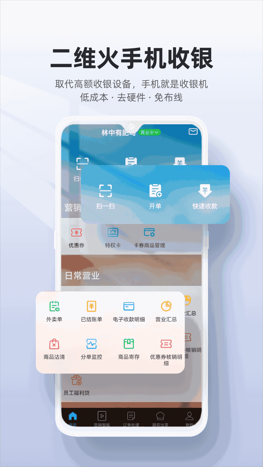 二维火收银